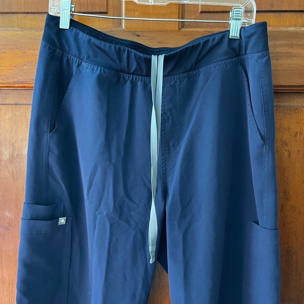 FIGS Yola Straight Leg Scrub Pants Navy Blue Women’s Large Regular - Picture 8 of 10